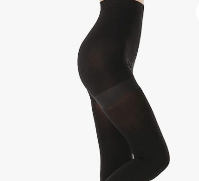 Women's Stockings Control-Top Blackout Shaping Tights—Black