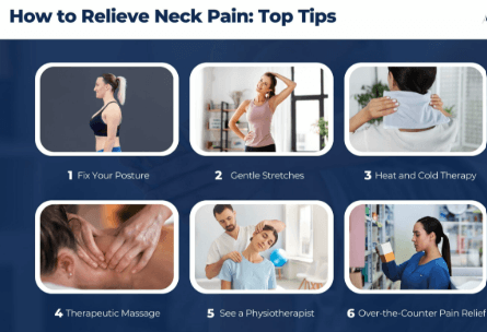 Neck massager for tech neck pain in Pakistan from computer and mobile user
