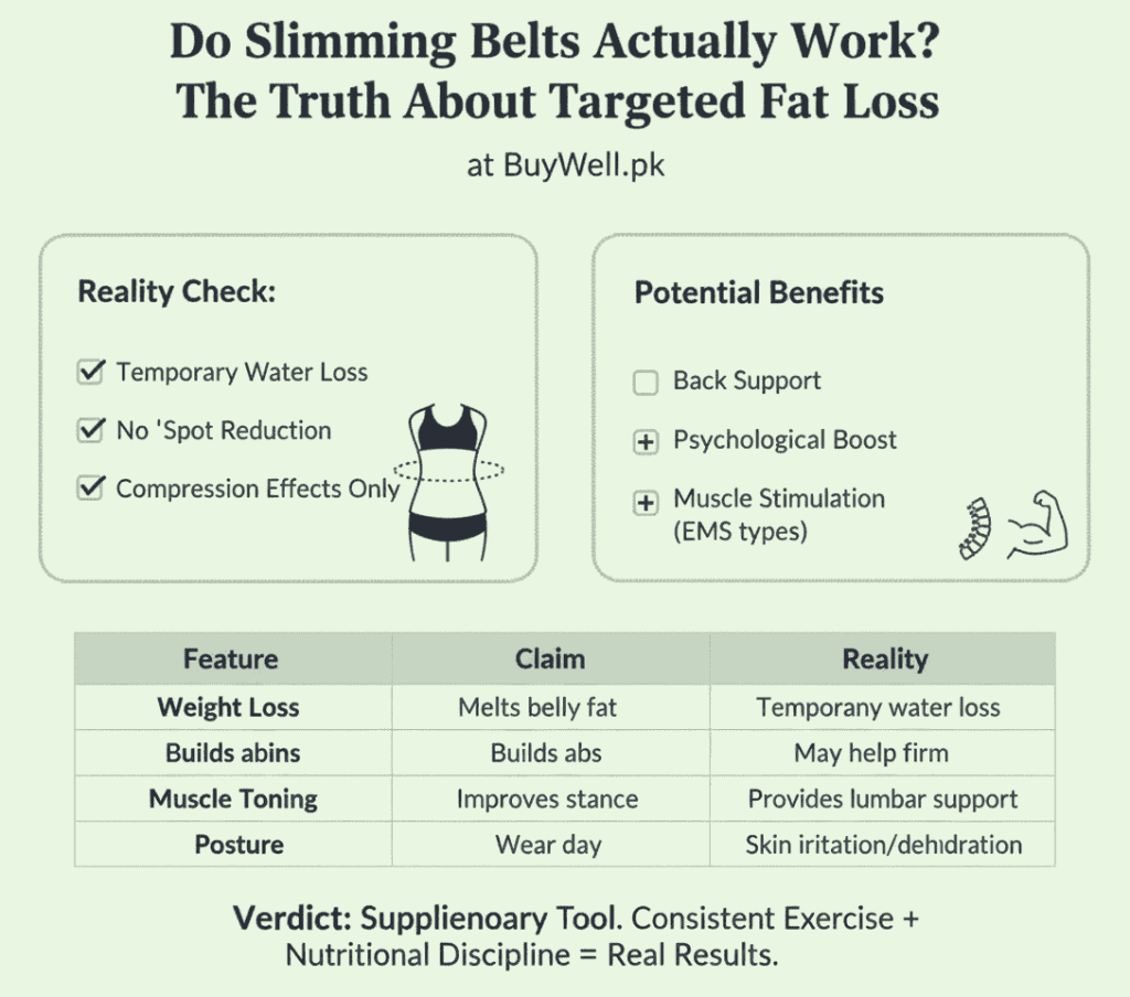 Slimming belt for belly fat support and posture in Pakistan
