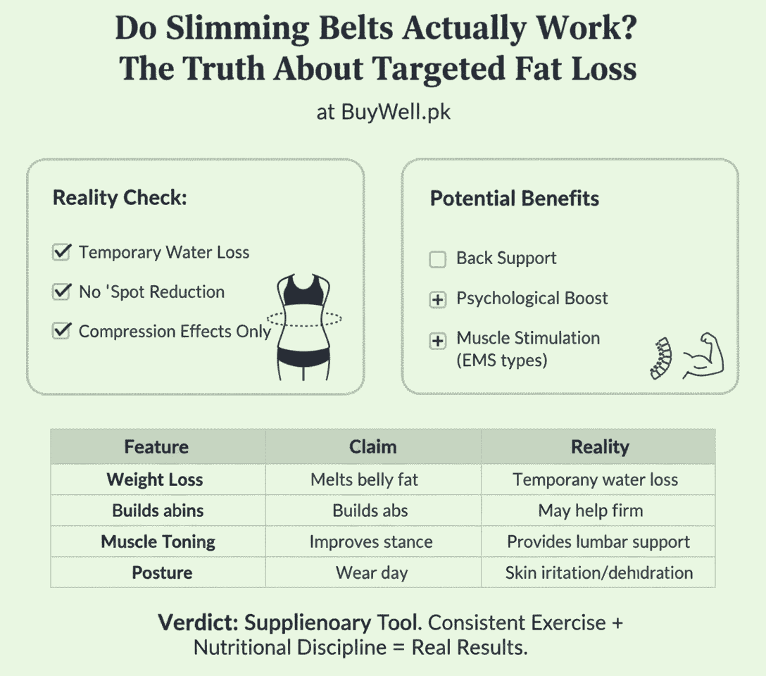 Slimming belt for belly fat support and posture in Pakistan