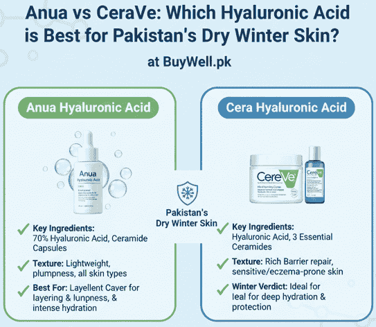 anua vs cerave hyaluronic acid for winter skin in pakistan