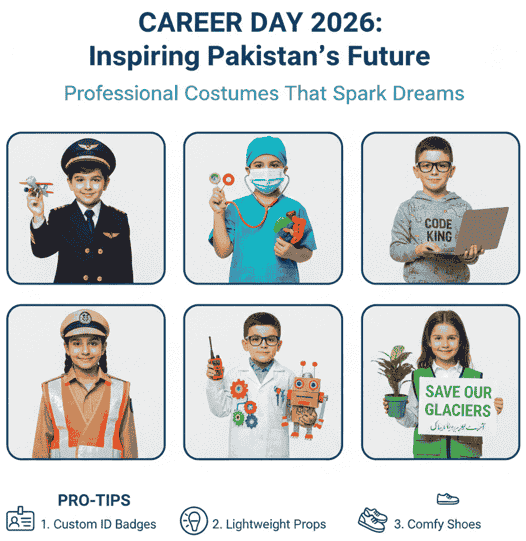 Career day costume ideas for kids in pakistan school