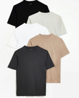 Pack of 5 T-Shirts in Pakistan